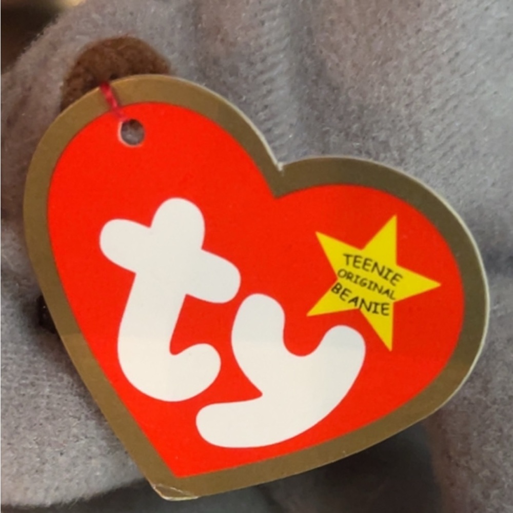 ‘96 - Ty - Spike the Rhino Beanie & Teenie Beanie Babies. - Picture 10 of 13
